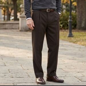 Dockers Men's Dark Brown Dress Pants. Size 38